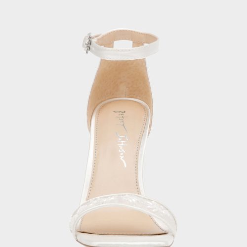 BETSEYJOHNSON SANDALS SB IVAN IVORY FRONT