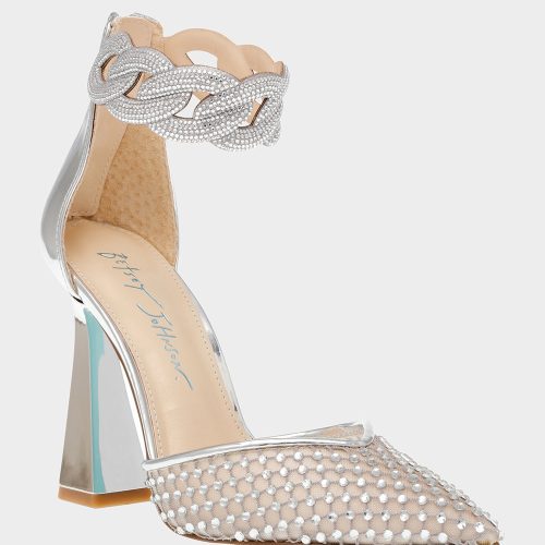 BETSEYJOHNSON SANDALS SB JAD SILVER