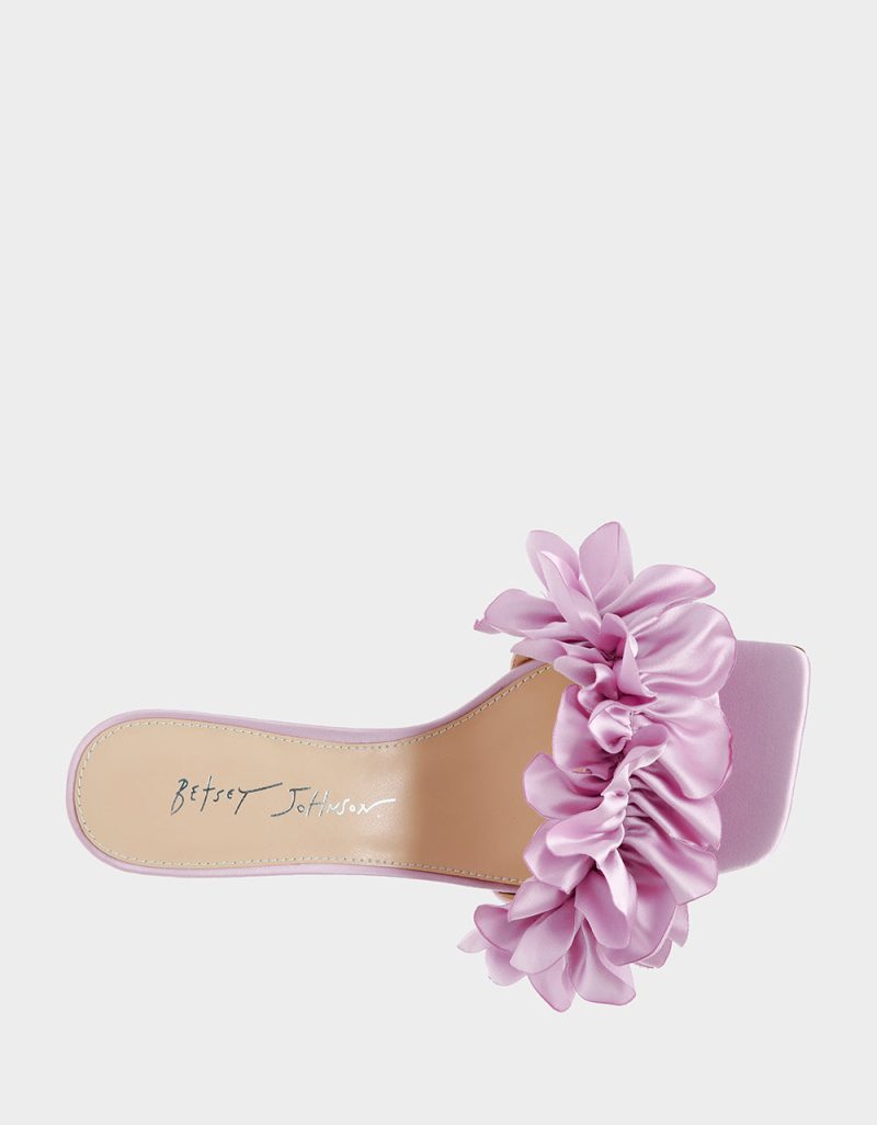 BETSEYJOHNSON SANDALS SB KIMI LILAC TOP