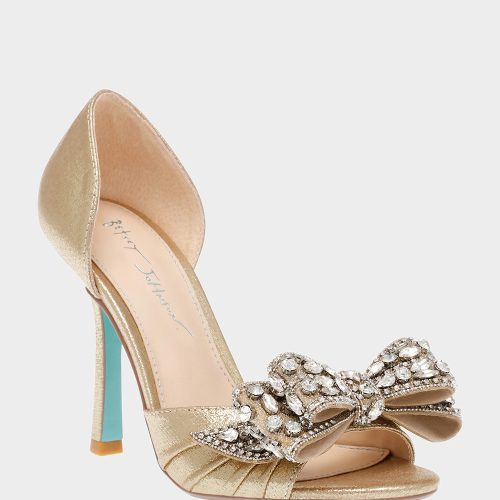 BETSEYJOHNSON SANDALS SB LANDN GOLD