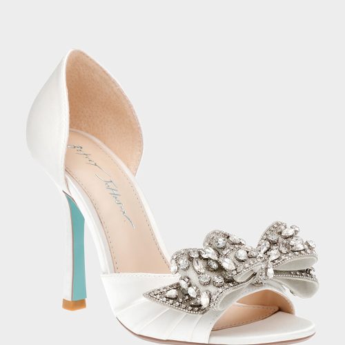 BETSEYJOHNSON SANDALS SB LANDN IVORY