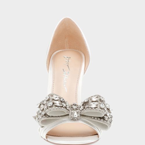 BETSEYJOHNSON SANDALS SB LANDN IVORY FRONT