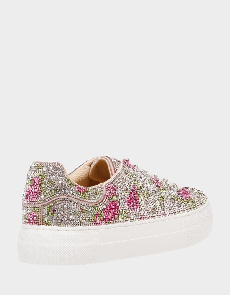 BETSEYJOHNSON SNEAKERS SB SIDNY RHINESTONEFLORAL ALT1