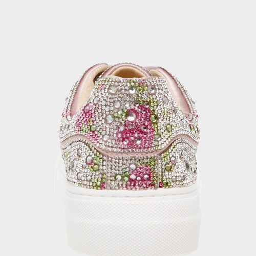 BETSEYJOHNSON SNEAKERS SB SIDNY RHINESTONEFLORAL BACK