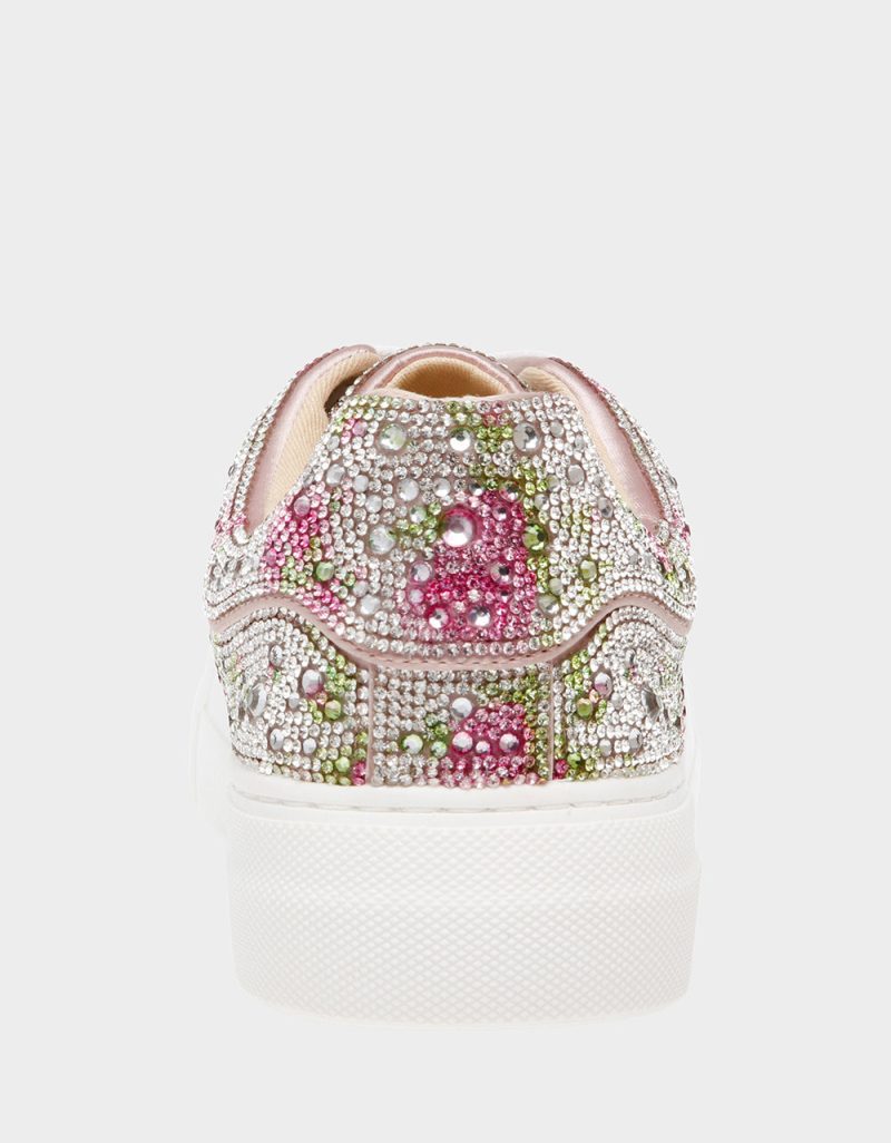 BETSEYJOHNSON SNEAKERS SB SIDNY RHINESTONEFLORAL BACK