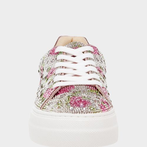 BETSEYJOHNSON SNEAKERS SB SIDNY RHINESTONEFLORAL FRONT