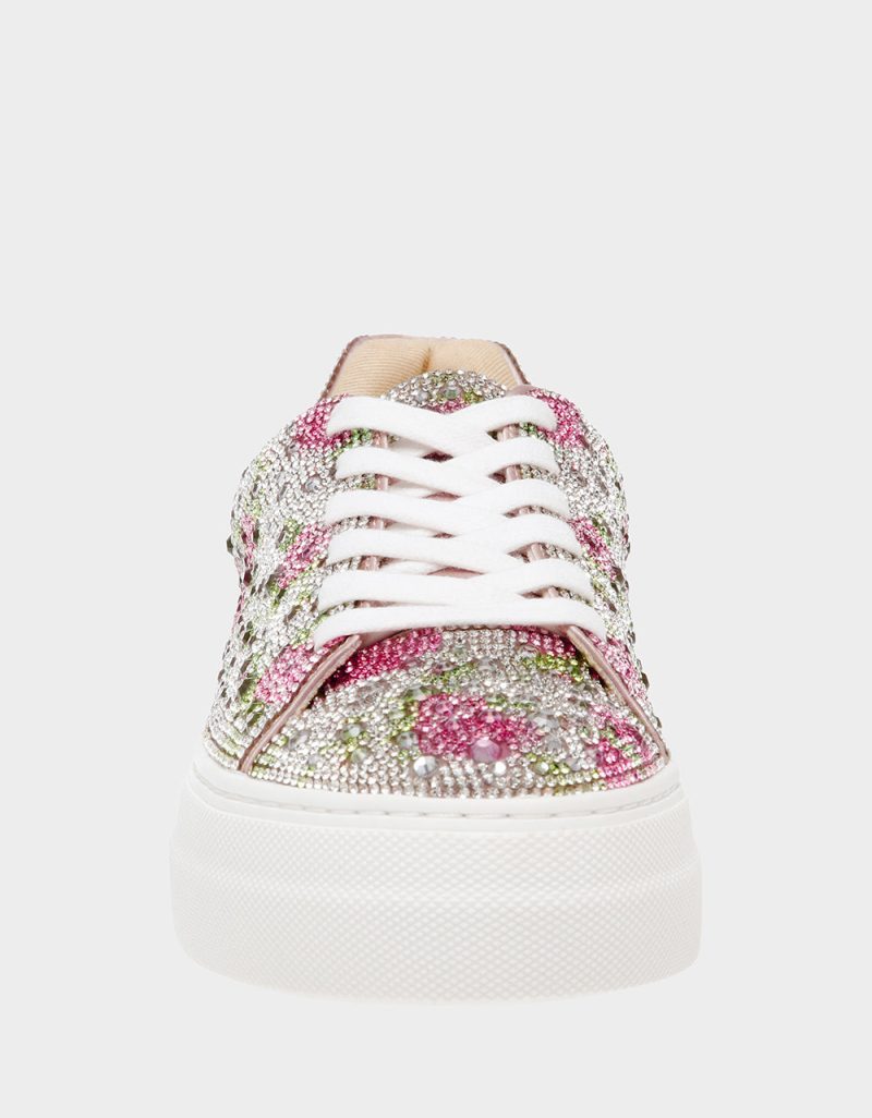 BETSEYJOHNSON SNEAKERS SB SIDNY RHINESTONEFLORAL FRONT