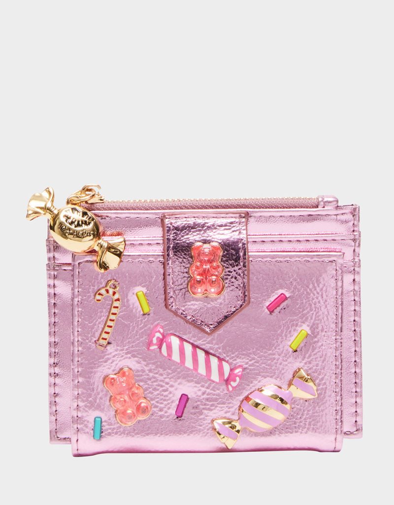 CANDY BIFOLD WALLET PINK - HANDBAGS - Betsey Johnson