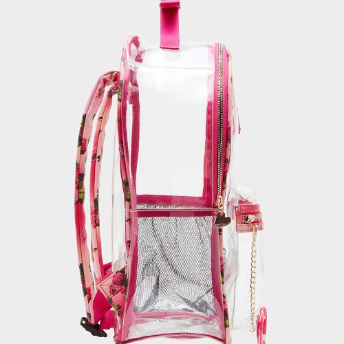 BETSEYJOHNSON HANDBAGS BJ35235N PINK FLORAL SIDE