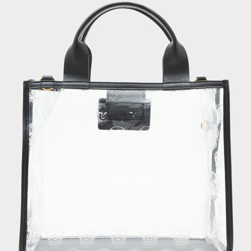 BETSEYJOHNSON HANDBAGS BJ35250N CLEAR BLACK BACK