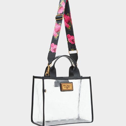 BETSEYJOHNSON HANDBAGS BJ35250N CLEAR BLACK LIFESTYLE