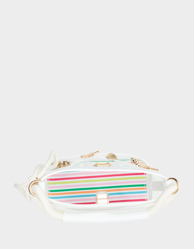 BETSEYJOHNSON HANDBAGS BJ35400N WHITE INSIDE