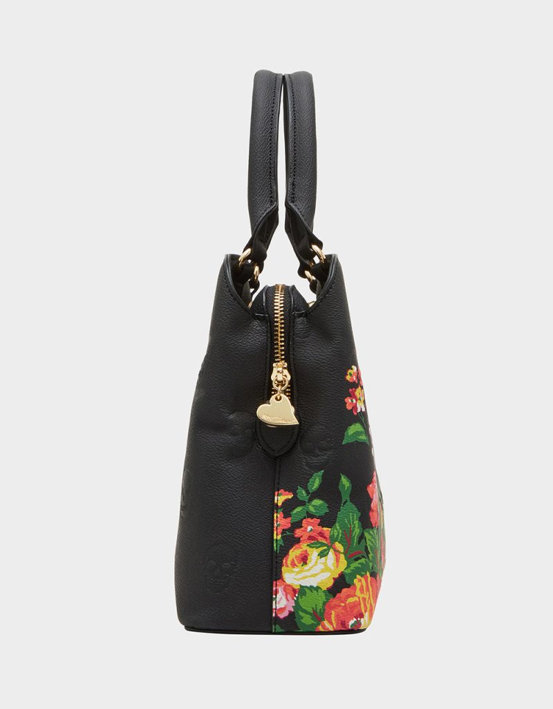 BETSEYJOHNSON HANDBAGS BJ35915F FLORAL SIDE