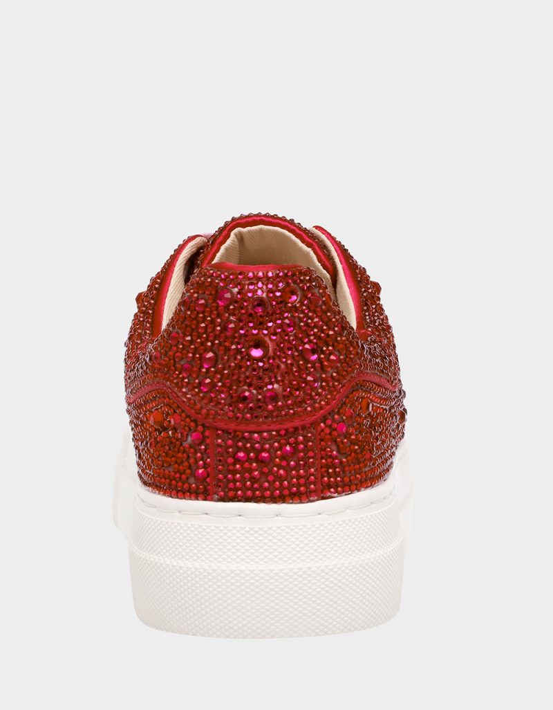 BETSEYJOHNSON SNEAKERS SB SIDNY RED BACK