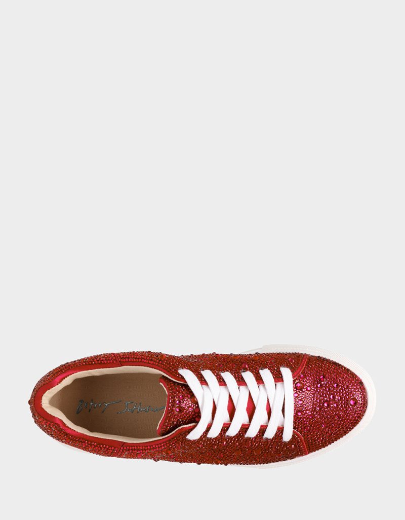 BETSEYJOHNSON SNEAKERS SB SIDNY RED TOP