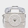 KITSCH MILLION STARS PHONE BAG SILVER - HANDBAGS - Betsey Johnson